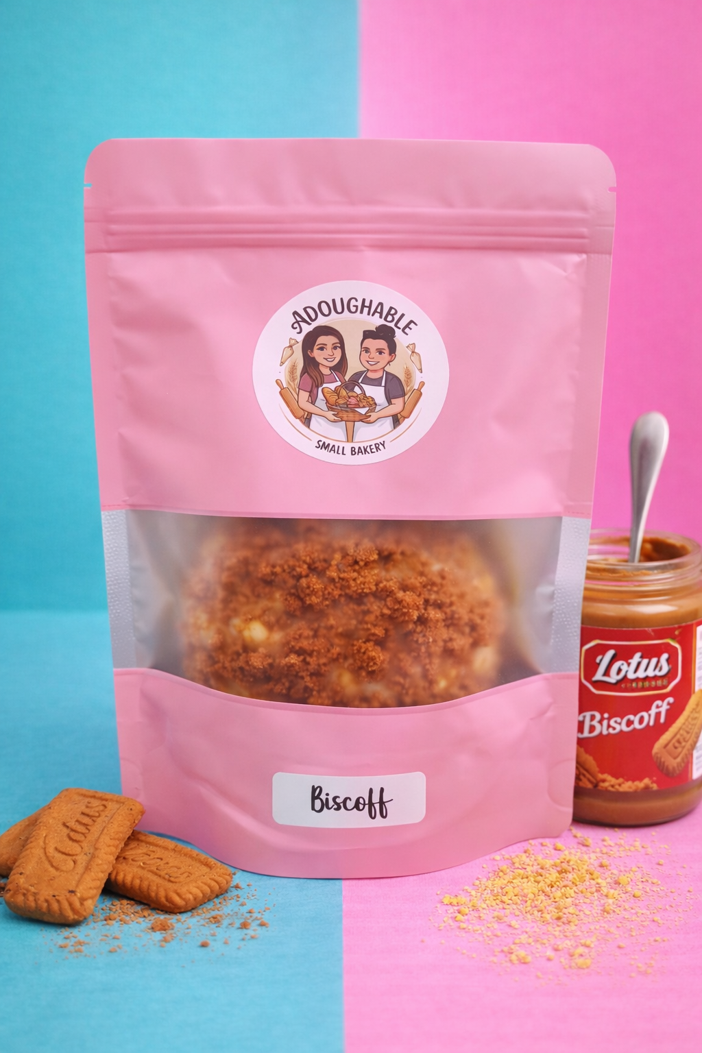 Biscoff Stuffed Cookie